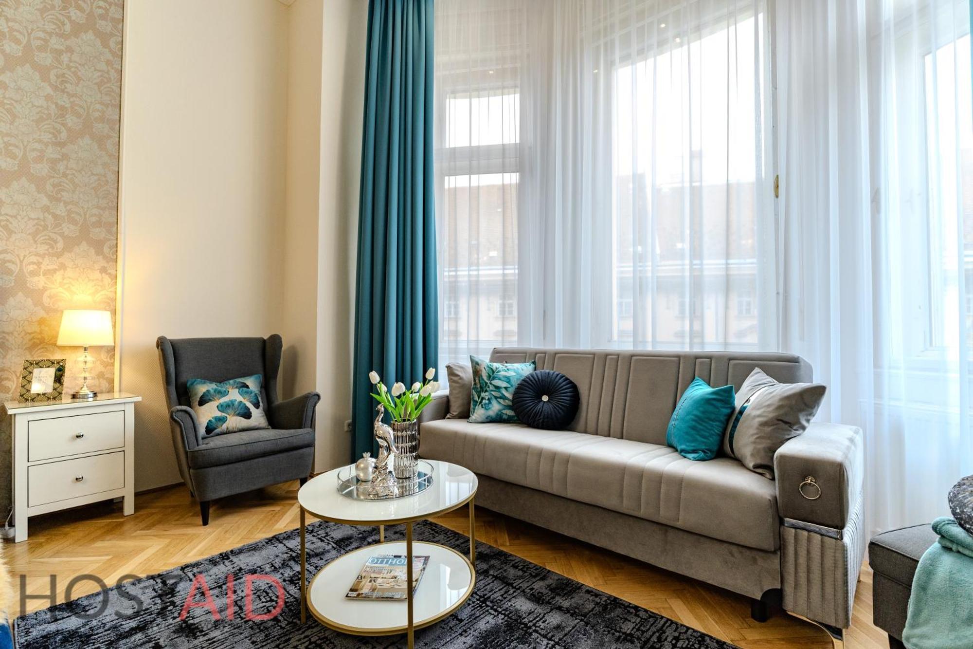 Apartamento Blue Fountain Design - Hostaid Budapest